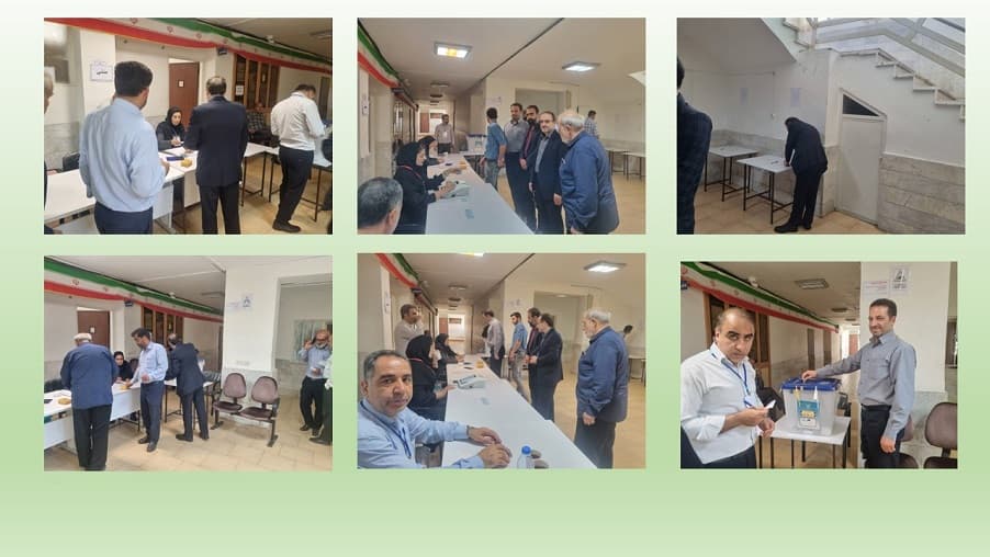 مدیریت ارتباطات زیرساخت استان مرکزی پای صندوق رای حاضر شد