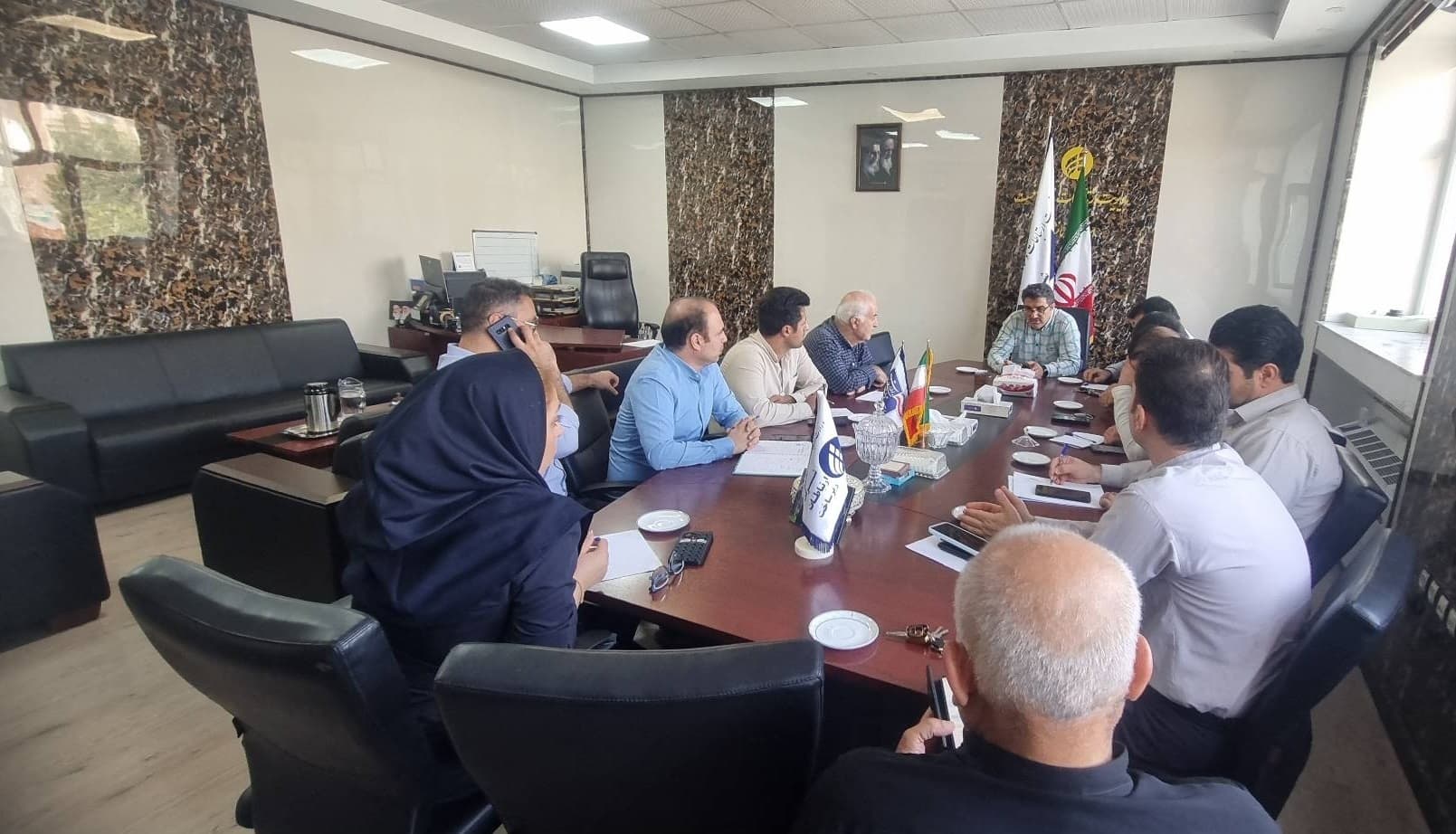 سومین جلسه ستاد اربعین ارتباطات زیرساخت کرمانشاه برگزار شد