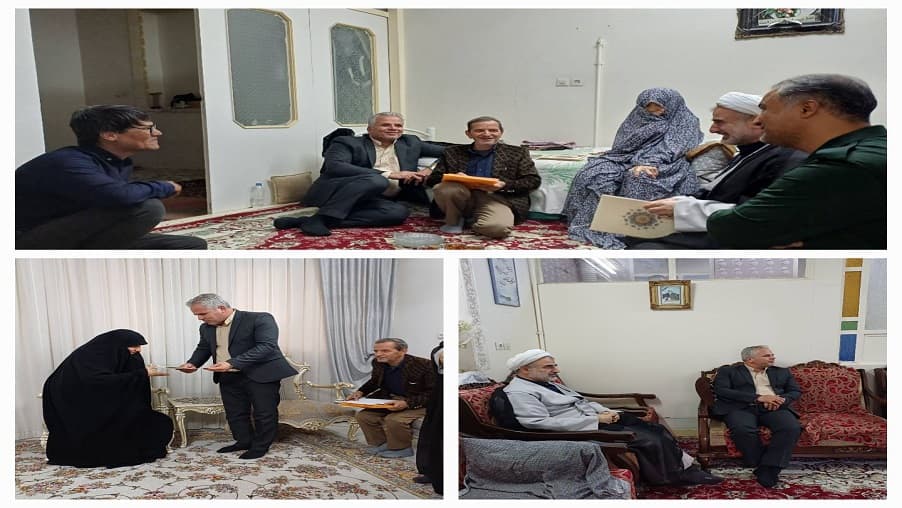 مدیر ارتباطات زیرساخت استان قم با خانواده های ​شهدا و جانبازان دیدار کرد