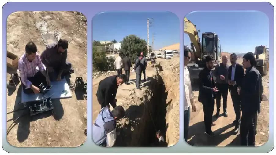 بازدید مدیریت ارتباطات زیرساخت استان از مسیر فیبر نوری ایلام به بدره بازدید مدیریت ارتباطات زیرساخت استان از مسیر فیبر نوری ایلام به بدره