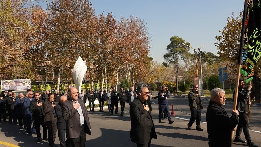 مراسم عزاداری شهادت حضرت زهرا (س) با حضور کارکنان شرکت ارتباطات زیرساخت برگزار شد