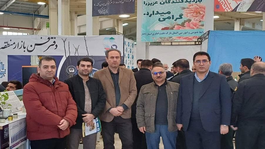 مدیریت ارتباطات زیرساخت استان از نمایشگاه دستاوردهای پژوهش، فناوری و فن بازار استان اردبیل بازدید کرد
