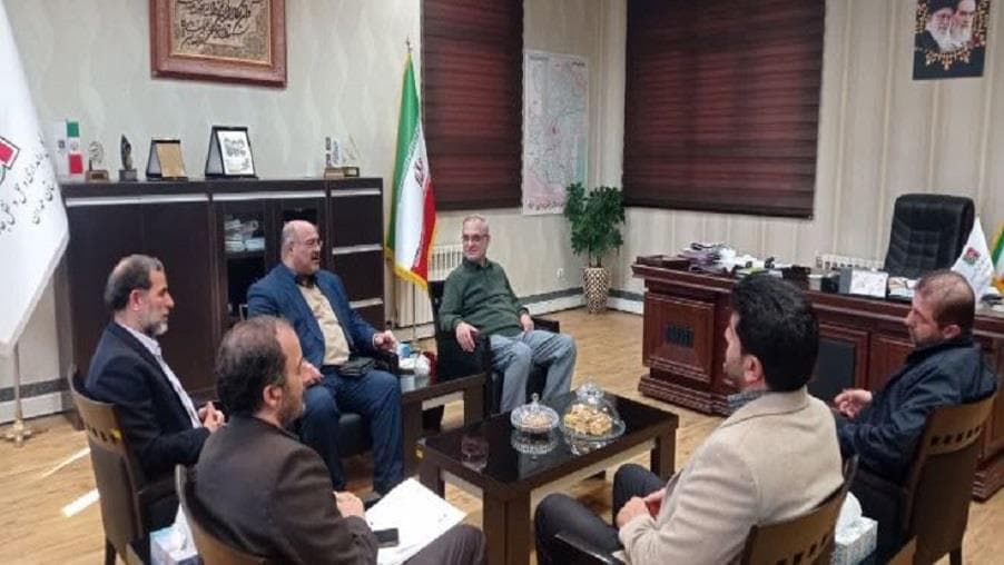 جلسه مدیریت ارتباطات زیر ساخت استان همدان با مدیر کل راهداری و حمل ونقل جاده ای استان همدان
