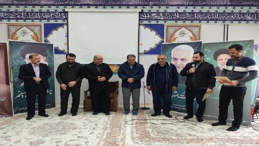 تودیع و معارفه فرمانده پایگاه بسیج ارتباطات زیرساخت استان همدان برگزار شد
