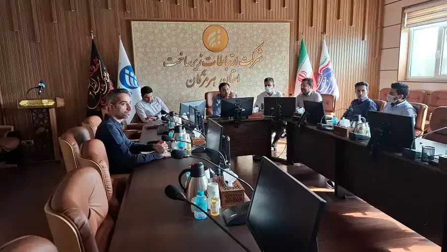 جلسه پایداری شبکه استان هرمزگان جهت نمایشگاه بین المللی اکسپو کیش برگزار شد