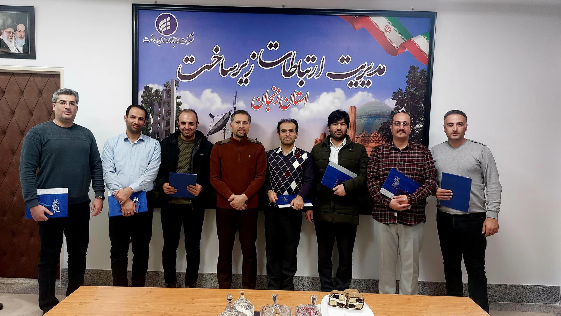 از کارکنان مدیریت ارتباطات زیرساخت استان زنجان تقدیر شد