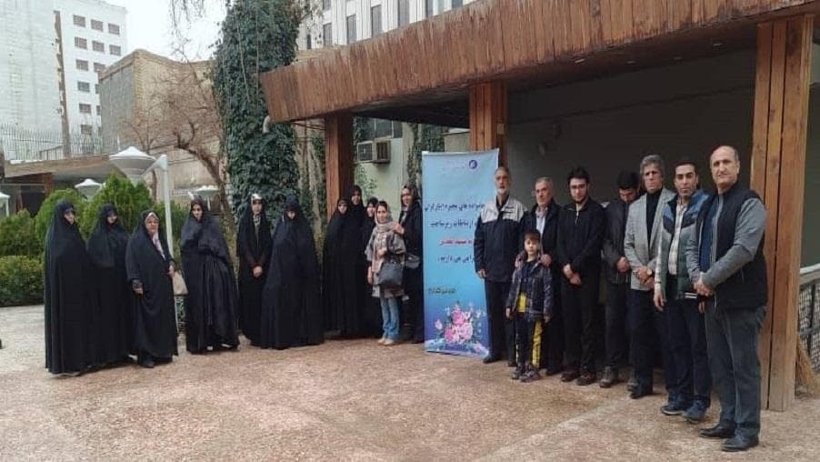 حضور خانواده ایثارگران شرکت ارتباطات زیرساخت در مشهد مقدس