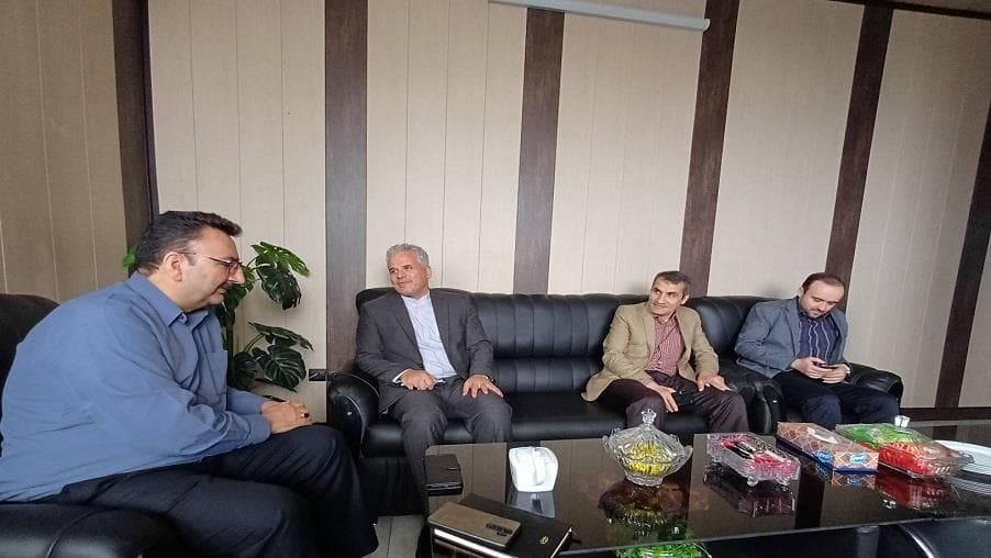 دیدار نوروزی مهندس شاهینی با سرپرست اداره کل ارتباطات فناوری اطلاعات استان قم
