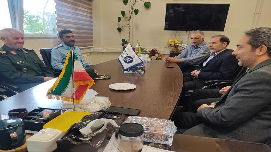 دیدار مدیر زیرساخت همدان با مدیر کل حفظ آثار و نشر ارزش های دفاع مقدس استان