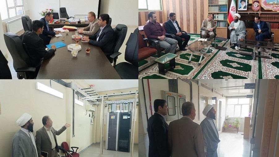 دیدار سرپرست مدیریت ارتباطات زیرساخت استان چهارمحال و بختیاری با امام جمعه و فرماندار شهرستان کوهرنگ