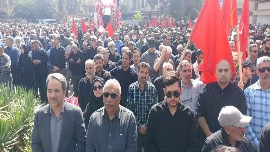 حضور مدیر ارتباطات زیرساخت استان همدان در مراسم تشییع پیکر سردار شهید شادمانی
