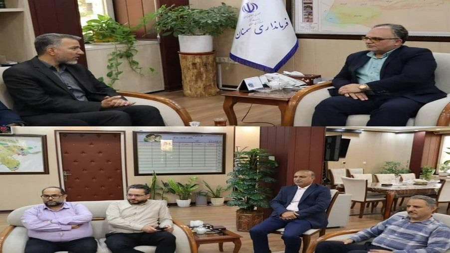 مدیر ارتباطات زیرساخت استان سمنان با فرماندار سمنان دیدار کرد