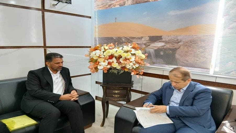 مدیریت ارتباطات زیرساخت استان بوشهر با فرماندار شهرستان دیر دیدار کرد مدیریت ارتباطات زیرساخت استان بوشهر با فرماندار شهرستان دیر دیدار کرد