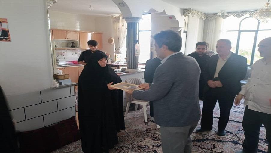 از خانواده شهید مردانی نافچی تجلیل شد