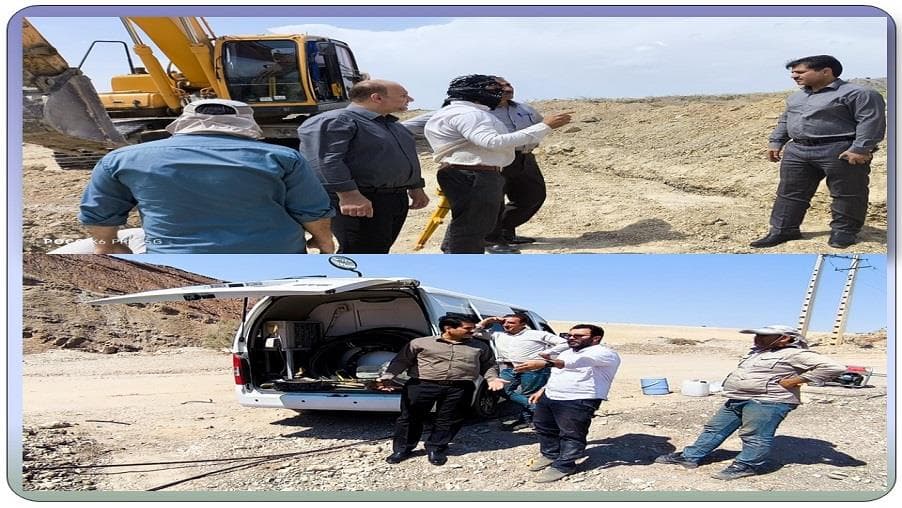 اتصال مرز چیلات در شهرستان دهلران به شبکه فیبرنوری