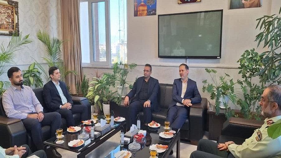 دیدار مدیریت ارتباطات زیرساخت استان با فرمانده انتظامی استان گلستان