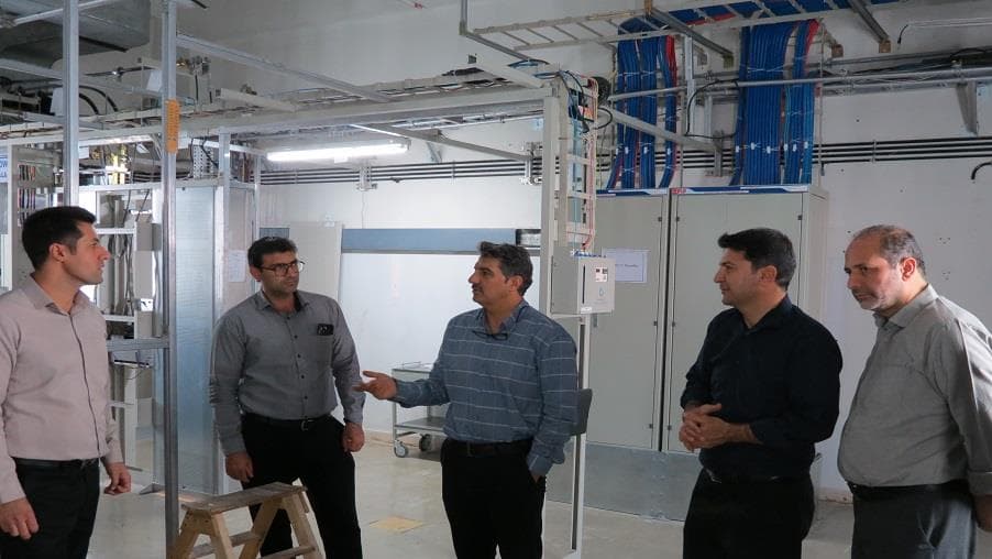 برگزاری رزمایش پدافند غیرعامل واحد تأسیسات در مرکز PC استان کرمانشاه