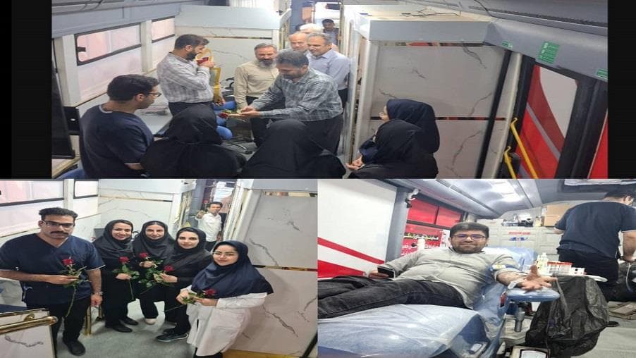 کارکنان مدیریت ارتباطات زیرساخت استان بوشهر خون اهدا کردند کارکنان مدیریت ارتباطات زیرساخت استان بوشهر خون اهدا کردند
