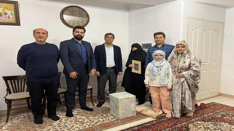 تجلیل از  خانواده شهید محمد علی سلطانی نسب