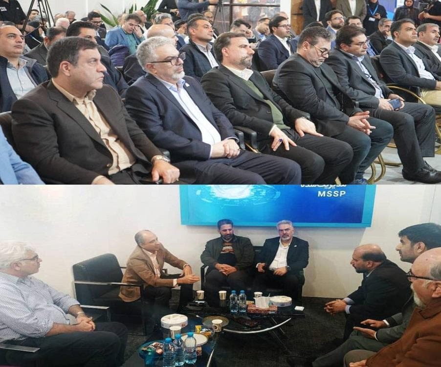 حضور مدیریت ارتباطات زیرساخت بوشهر در هفتمین نمایشگاه تخصصی فناوری اطلاعات حراست