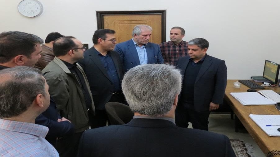 بازدید استاندار اردبیل از مدیریت ارتباطات زیرساخت استان
