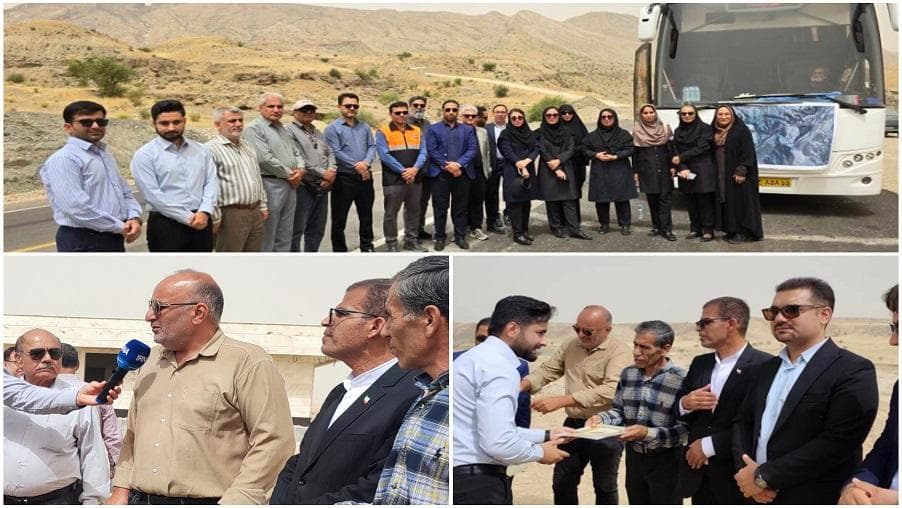مدیریت ارتباطات زیرساخت استان بوشهر از پروژه‌های عمرانی بخش ارم بازدید کرد