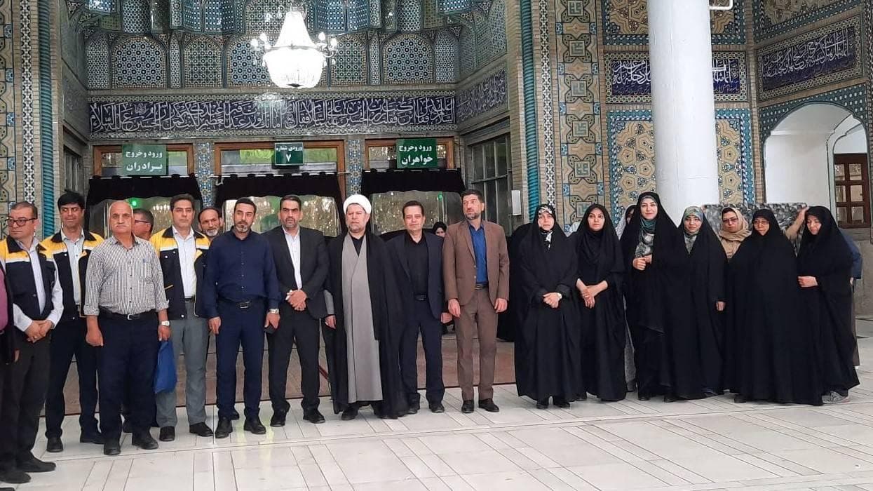 غبار روبی وعطر افشانی مزار شهدای اقتدار و اتحاد ملی