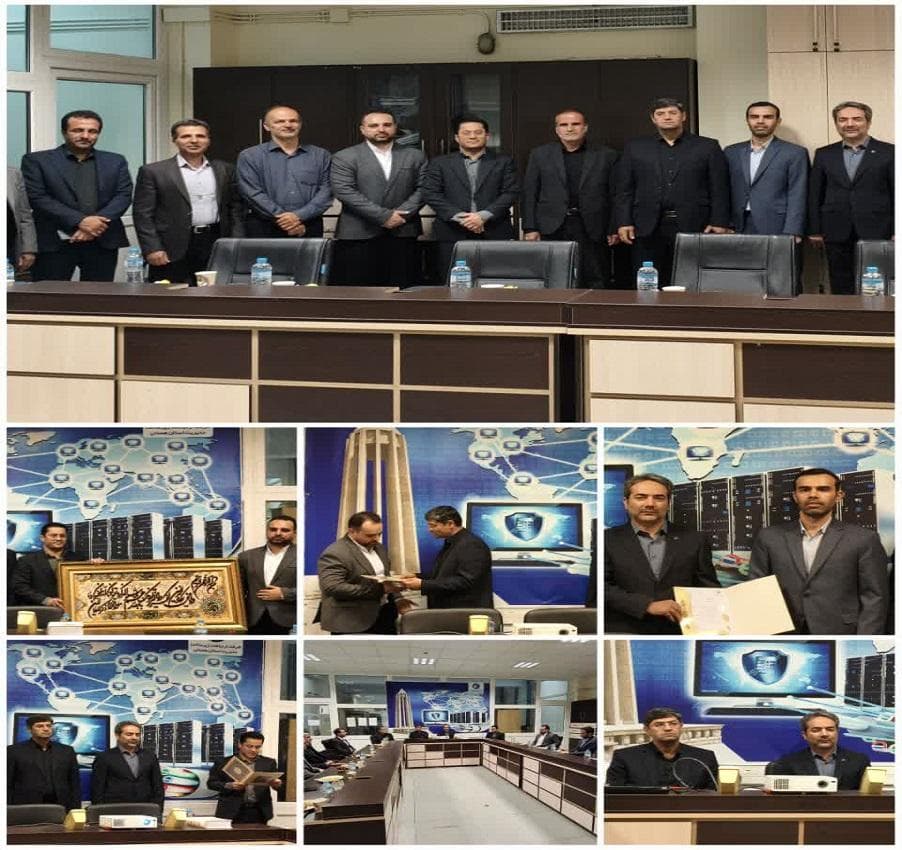 تودیع و معارفه مسئول حراست ارتباطات زیرساخت استان همدان برگزار شد