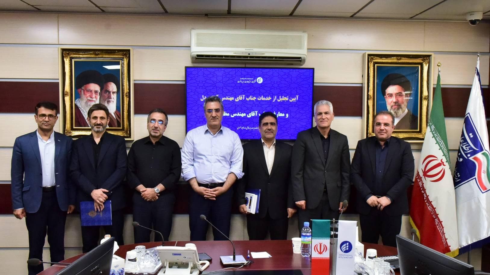 تجلیل از فرهاد آشفته‌دل و معارفه حمید مظاهری طامه؛ اولویت هوش مصنوعی و امنیت داده‌ها در معاونت فناوری اطلاعات ارتباطات زیرساخت