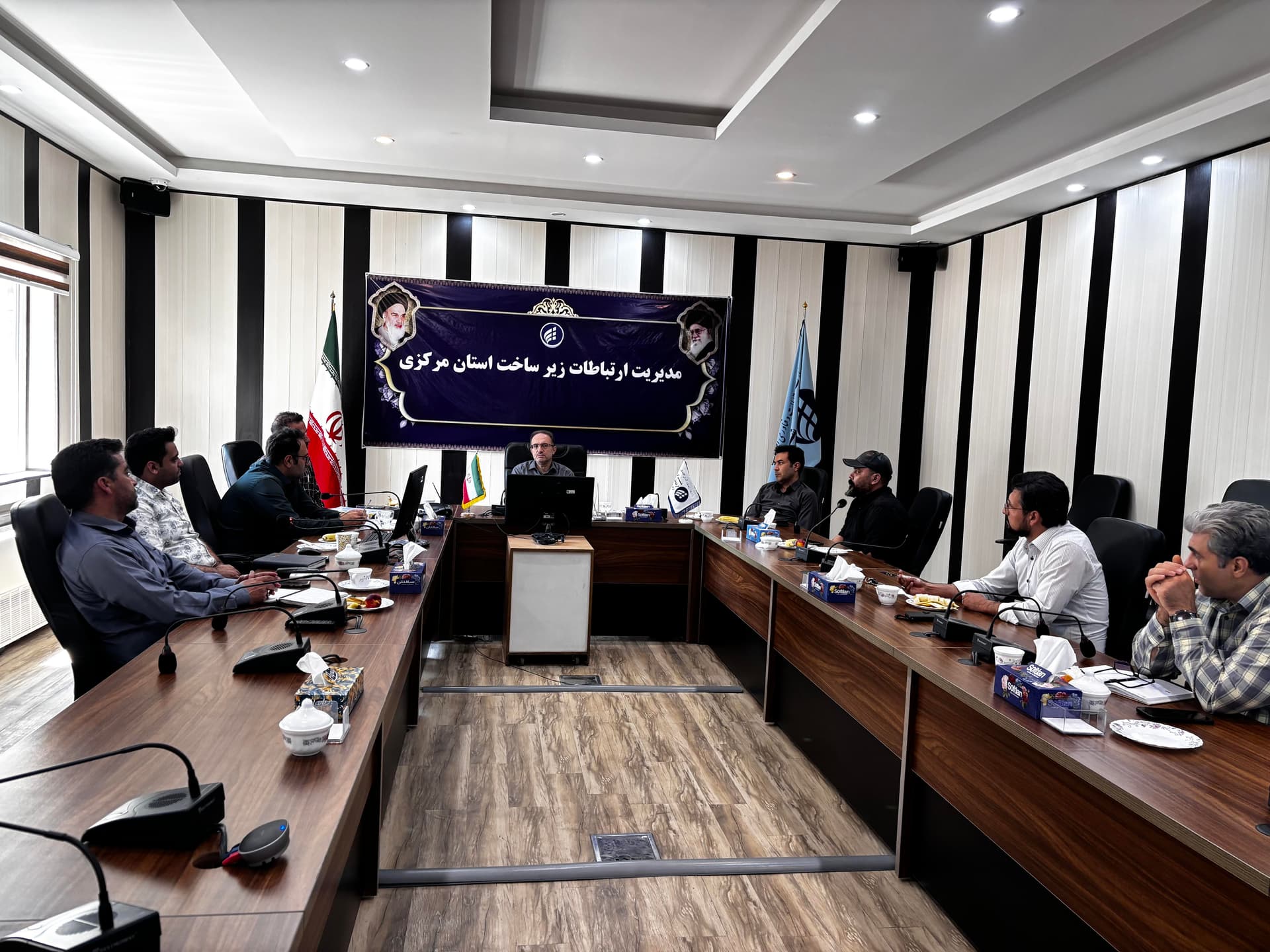 نشست ارزیابی نگهداری و تأسیسات در زیرساخت استان مرکزی