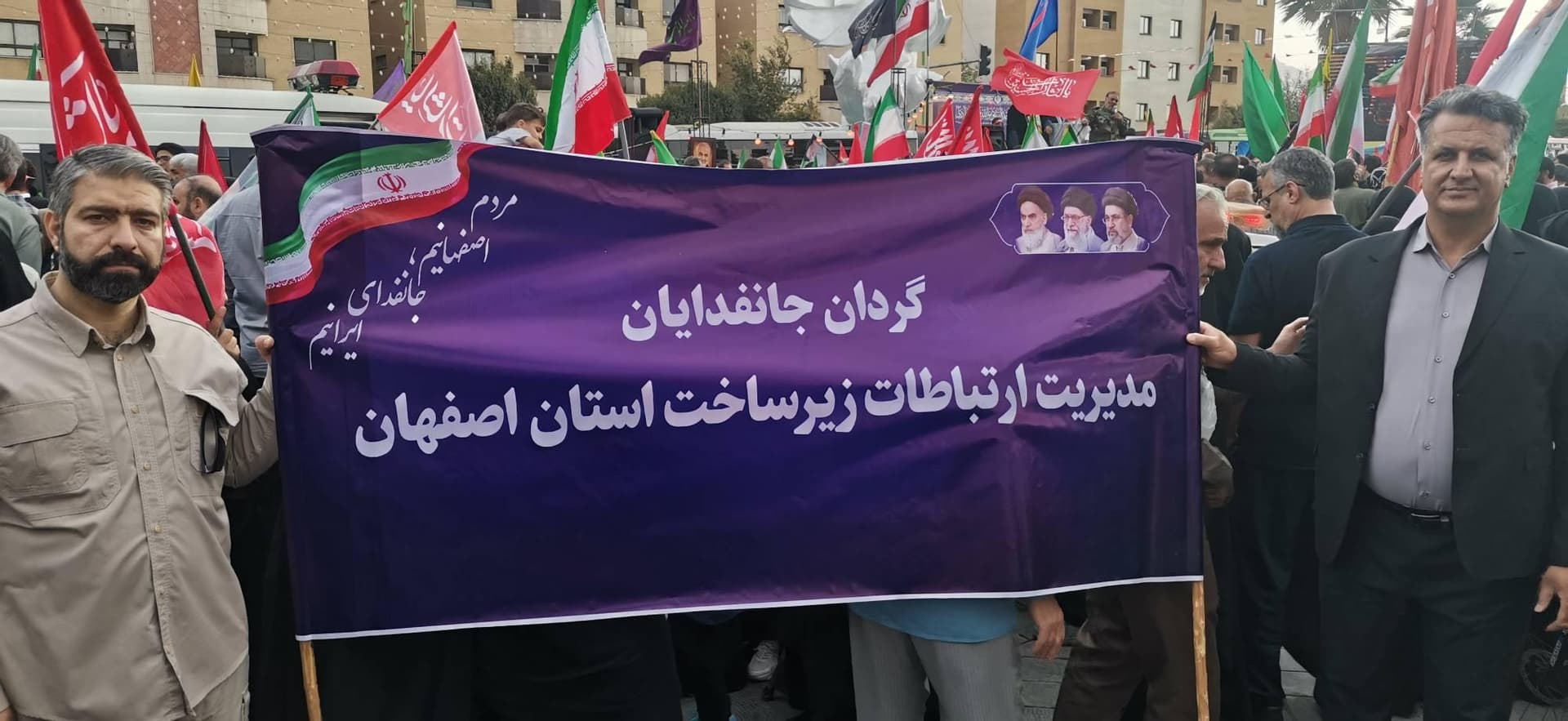 تجدید میثاق «جان‌فدایان زیرساخت اصفهان» با آرمان‌های شهدا