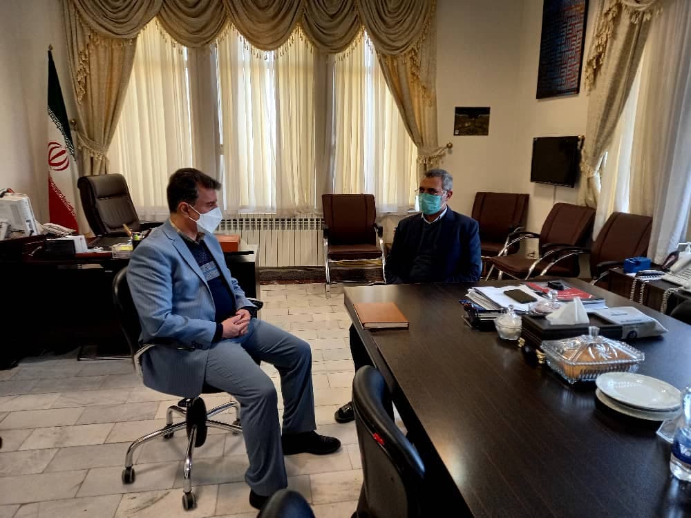 دیدار مدیر ارتباطات زیرساخت استان اردبیل با معاون هماهنگی امور عمرانی استانداری دیدار مدیر ارتباطات زیرساخت استان اردبیل با معاون هماهنگی امور عمرانی استانداری